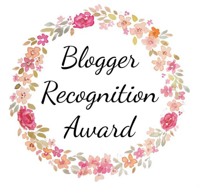 Blogger Recognition Award!